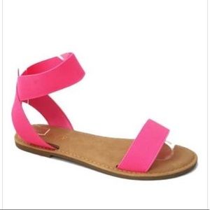💕 Neon Pink Sandals